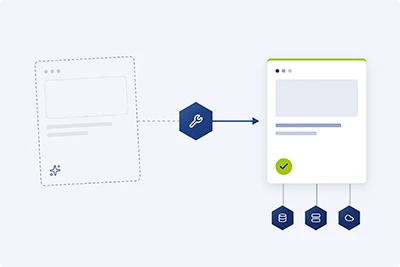 Graphische Darstellung f&uuml;r einen Vibe Coding Prototyp