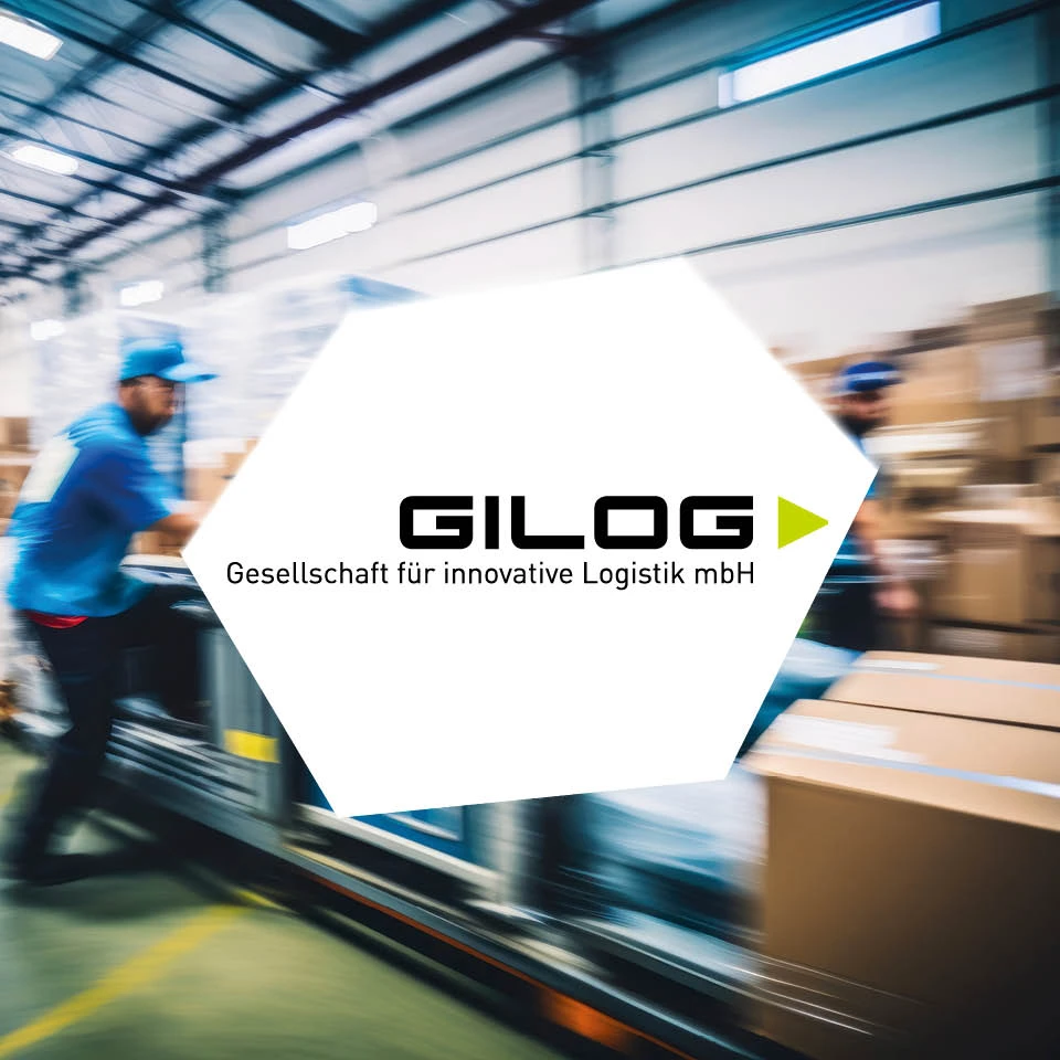 Imagebild aus einer Logistikhalle unseres Kunden GILOG